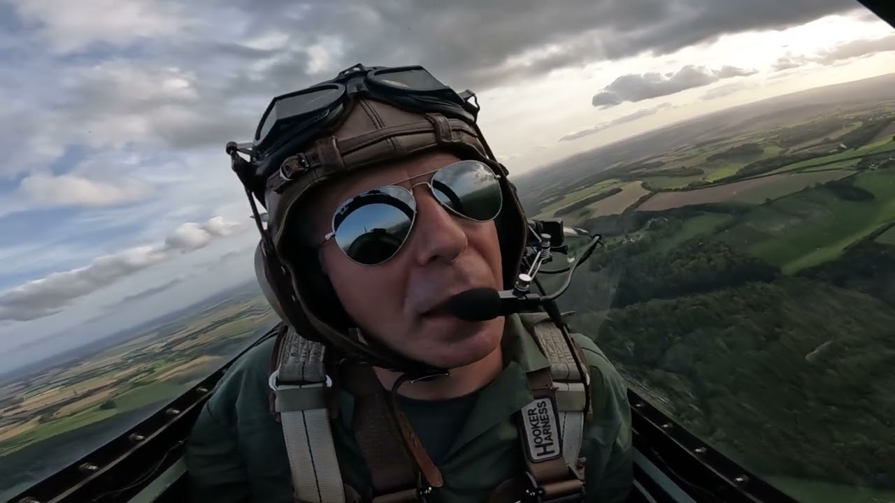 Aerobatics experience in Spitfire (Elizabeth), provided by Aero Legends.