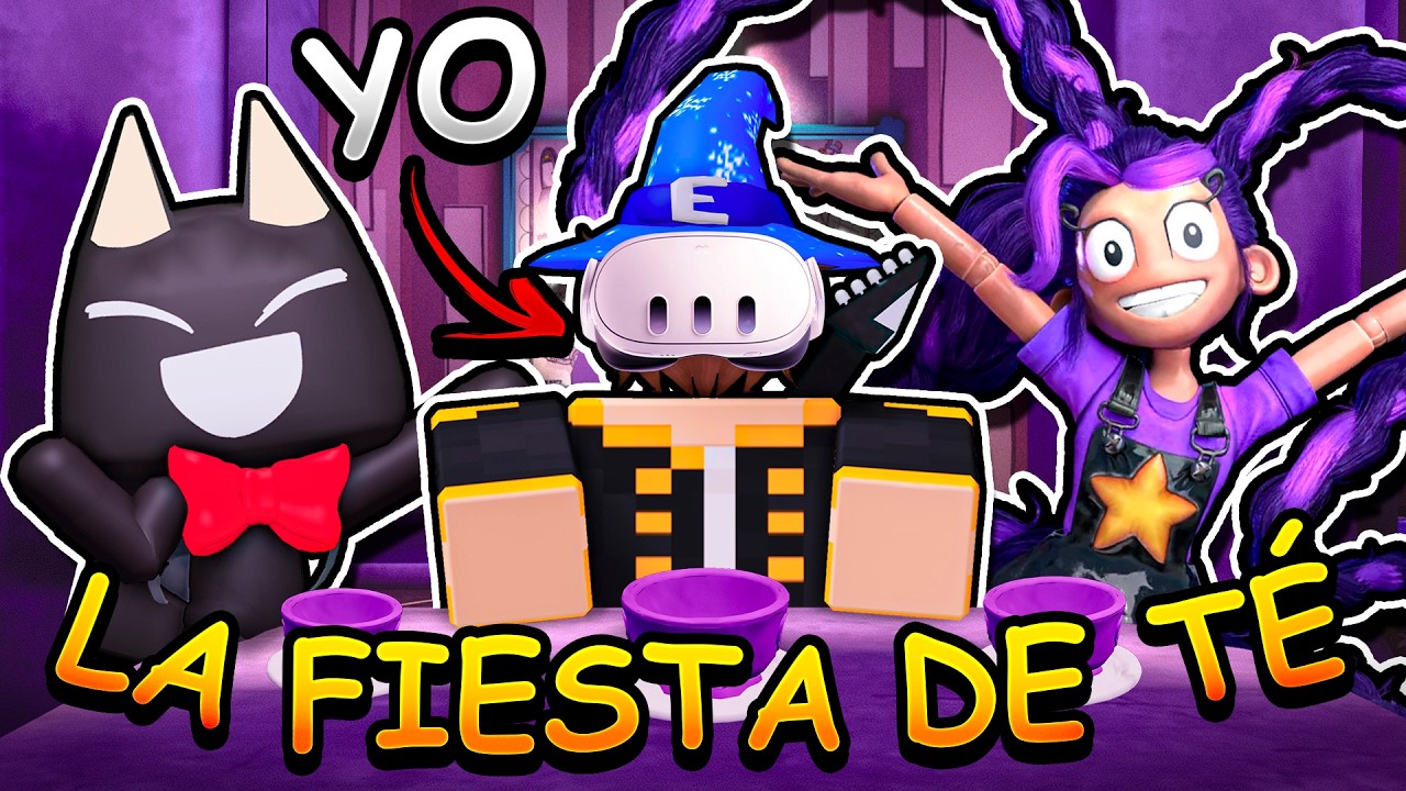 PARTICIPÉ en LA FIESTA DE TÉ de LILY LOVEBRAIDS y YUYO en REALIDAD VIRTUAL de POPPY PLAYTIME 5...