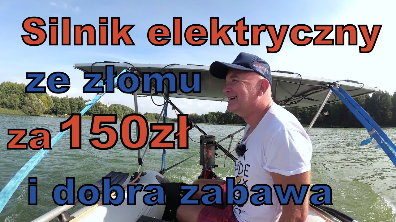 Silnik elektryczny ze złomu za 150zł i dobra zabawa