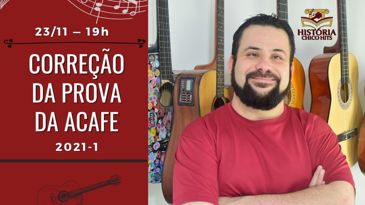 Correção da prova da Acafe - 2021-1
