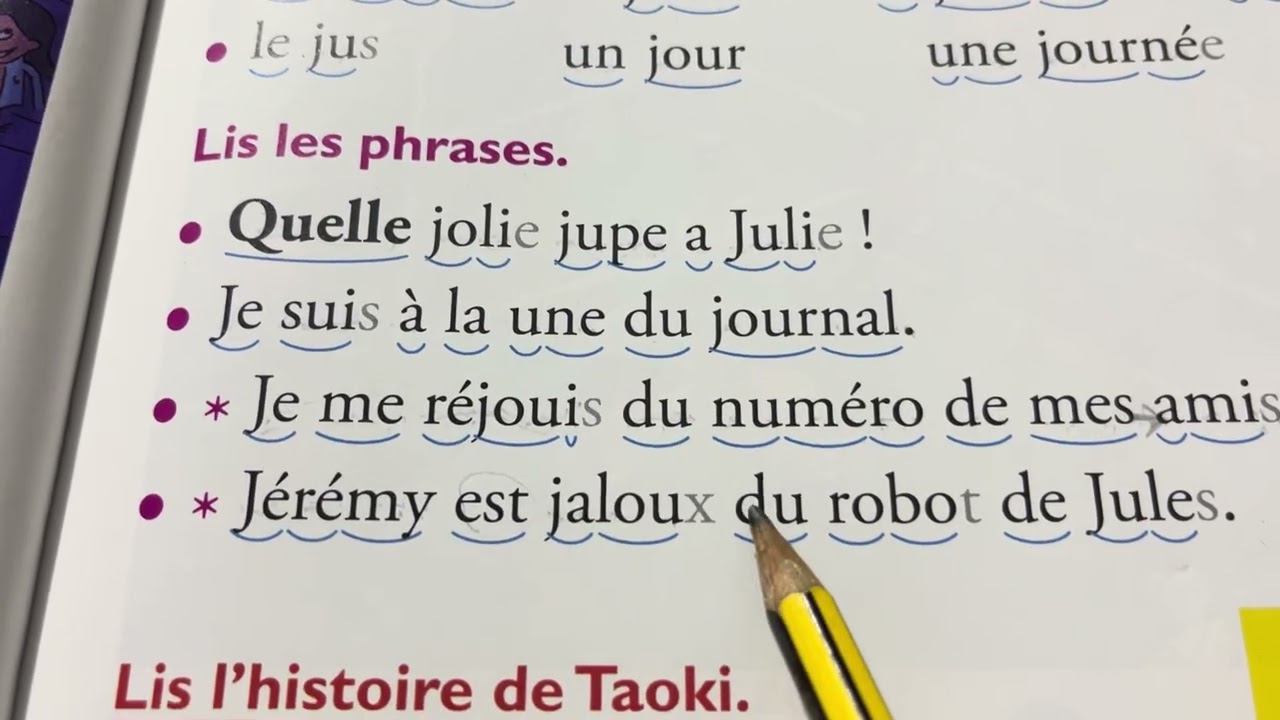 Identifier le son J 