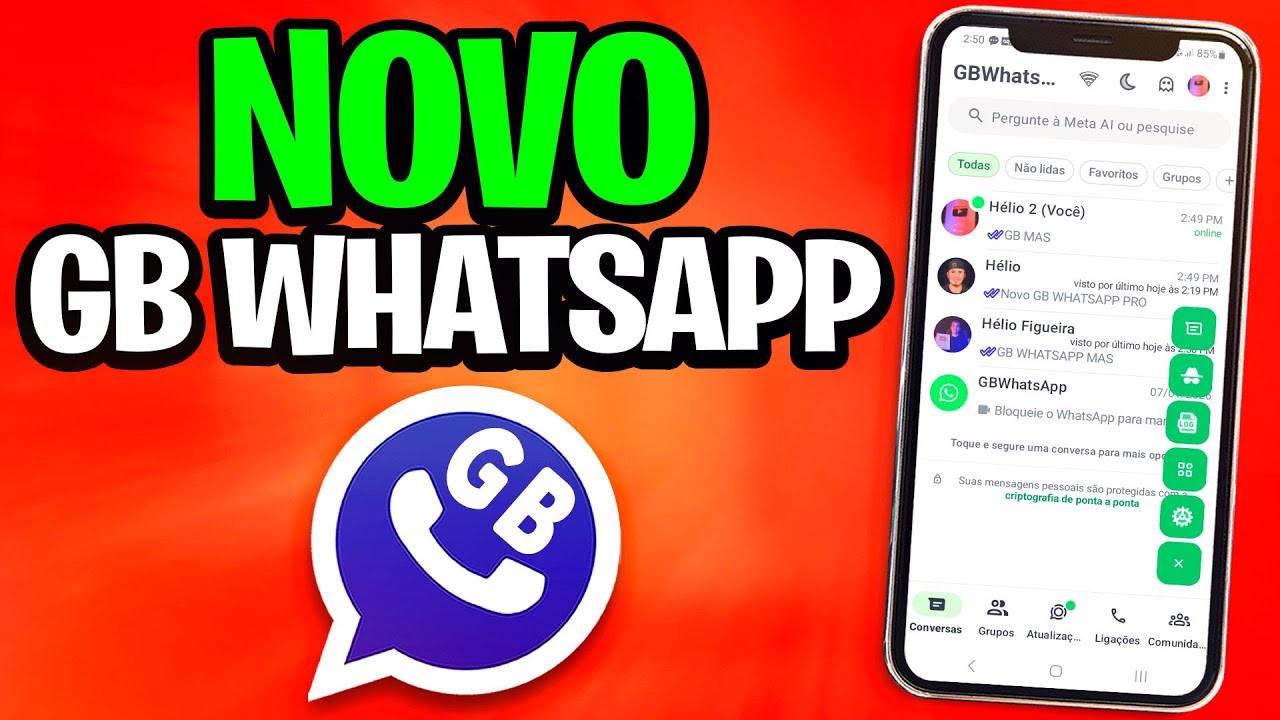 SAIU!🥳GB WHATSAPP ATUALIZADO COM NOVAS FUNÇÕES E FUNCIONANDO COM NÚMERO BANIDO