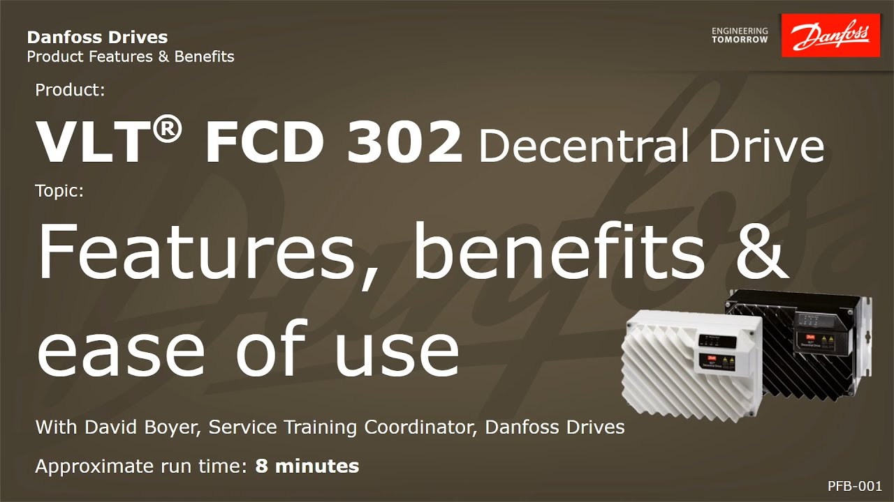 VLT&reg; Drives FCD 302 Decentral Drive Features and Benefits