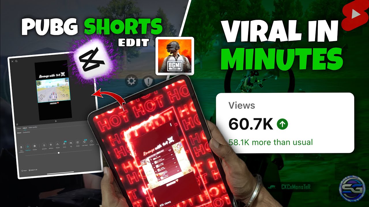 HOW TO EDIT PUBG VIRAL SHORT 🤯 | BEST CAPCUT EXPORT SETTINGS ✅