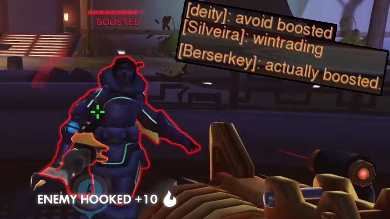 boosted mei player gets dominated and flamed (Overwatch)