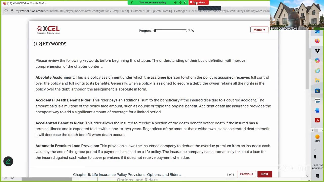 Life and Health Insurance Master Class Exam Review Class