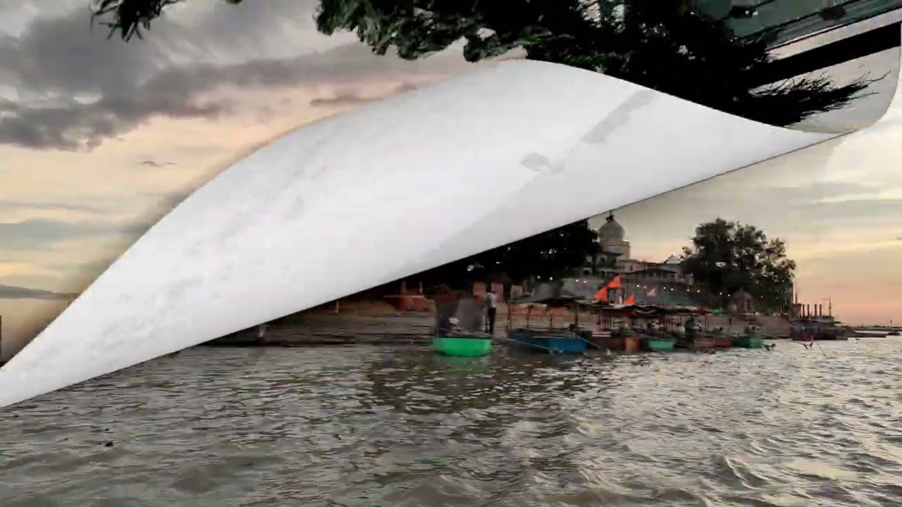 Boat riding in Sarayu river