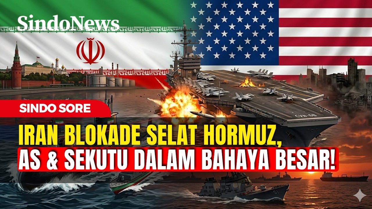 ANCAMAN NYATA! Iran Tutup Selat Hormuz, Kapal Perang AS Terancam Ditenggelamkan!| Sindo Sore | 13/04