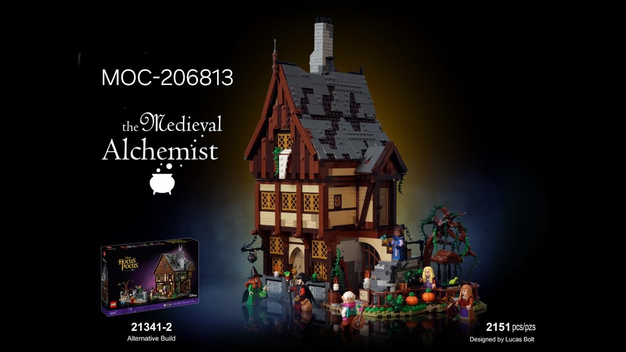 Review!LEGO The Medieval Alchemist Alternative build 21341