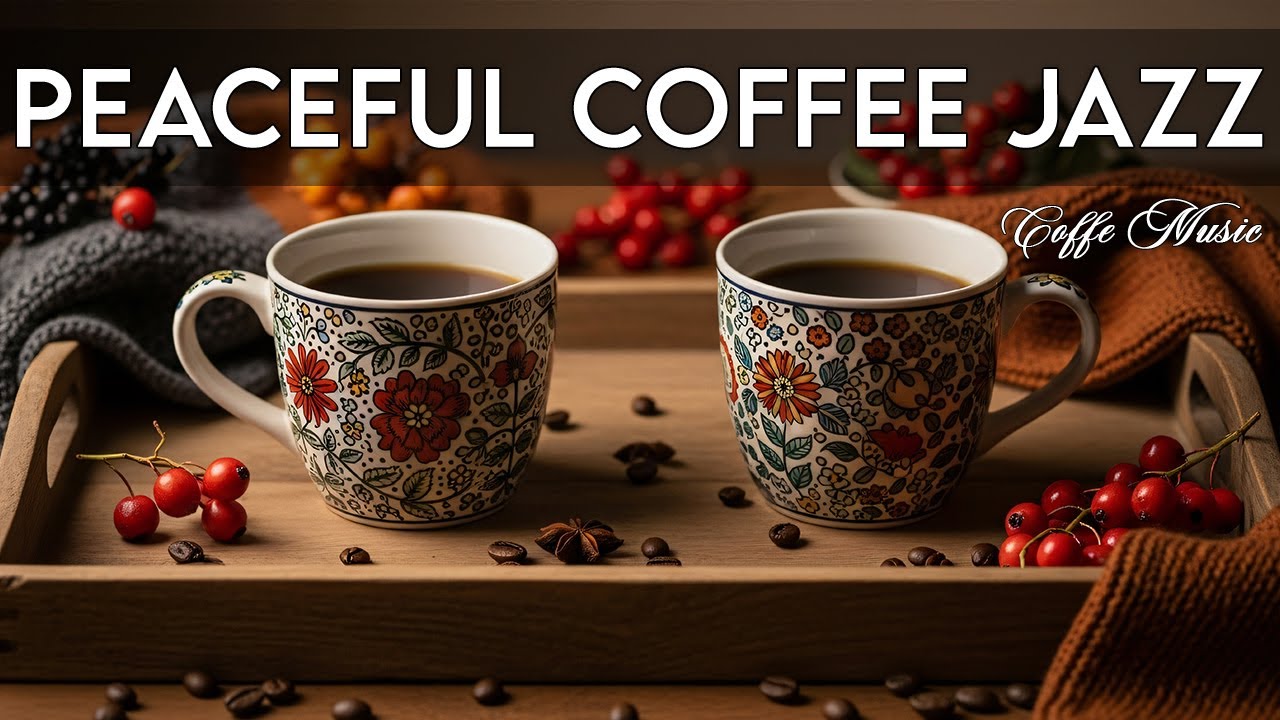 Peaceful Coffee Jazz ☕ Cozy Piano & Relaxing Cafe Ambience for Focus and Balance 🎶