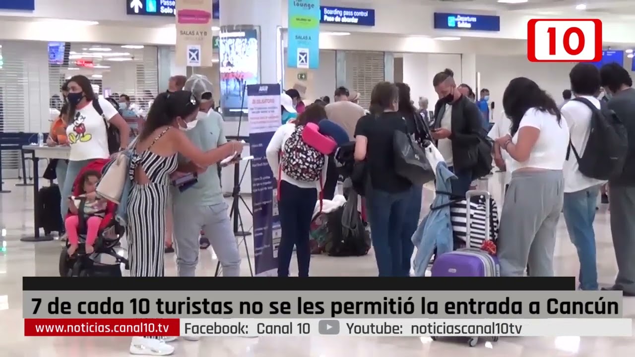 Más de 40 mil rechazados en el aeropuerto de Cancún