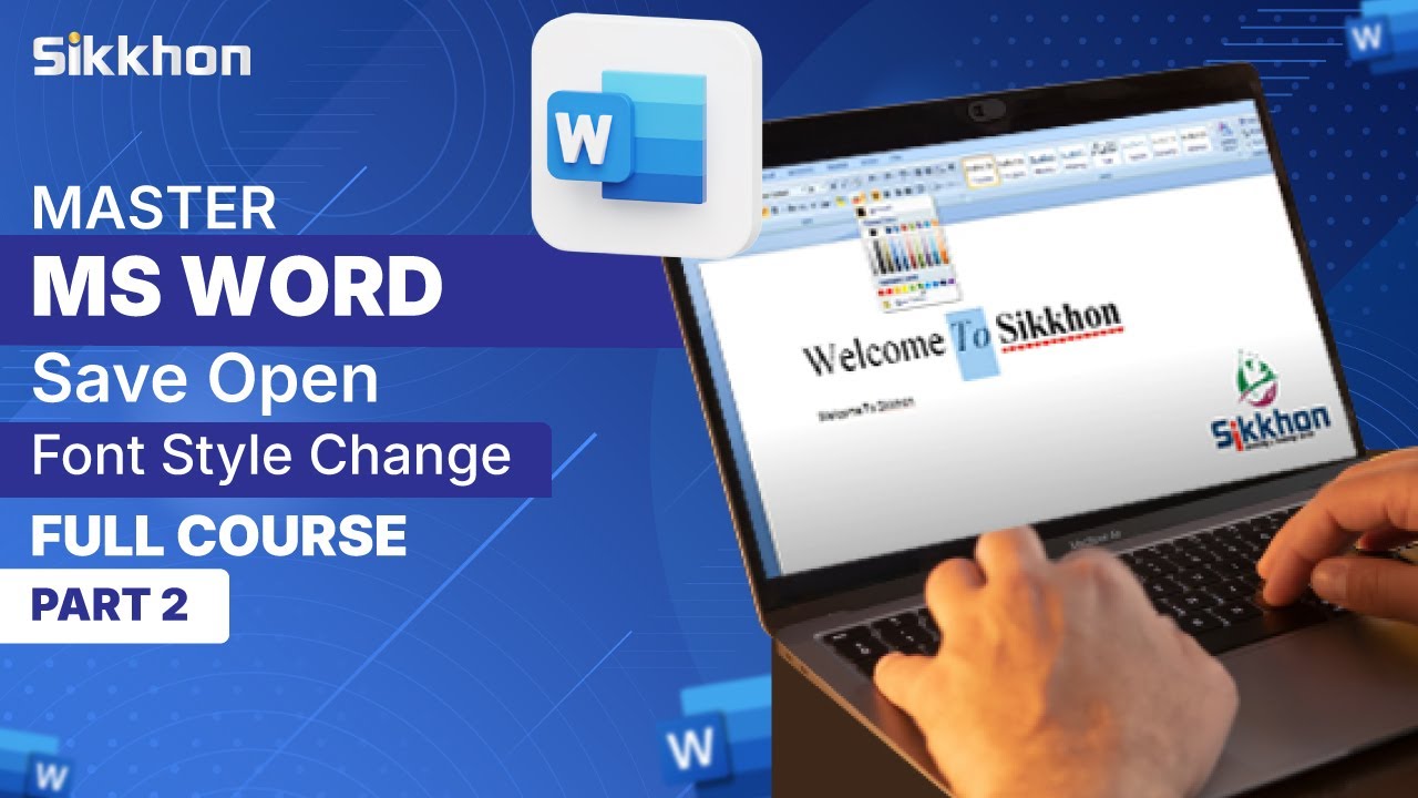 01 - Microsoft Word Full Course in Bangla | MS Word A - Z Tutorial in Bangla | Sikkhon