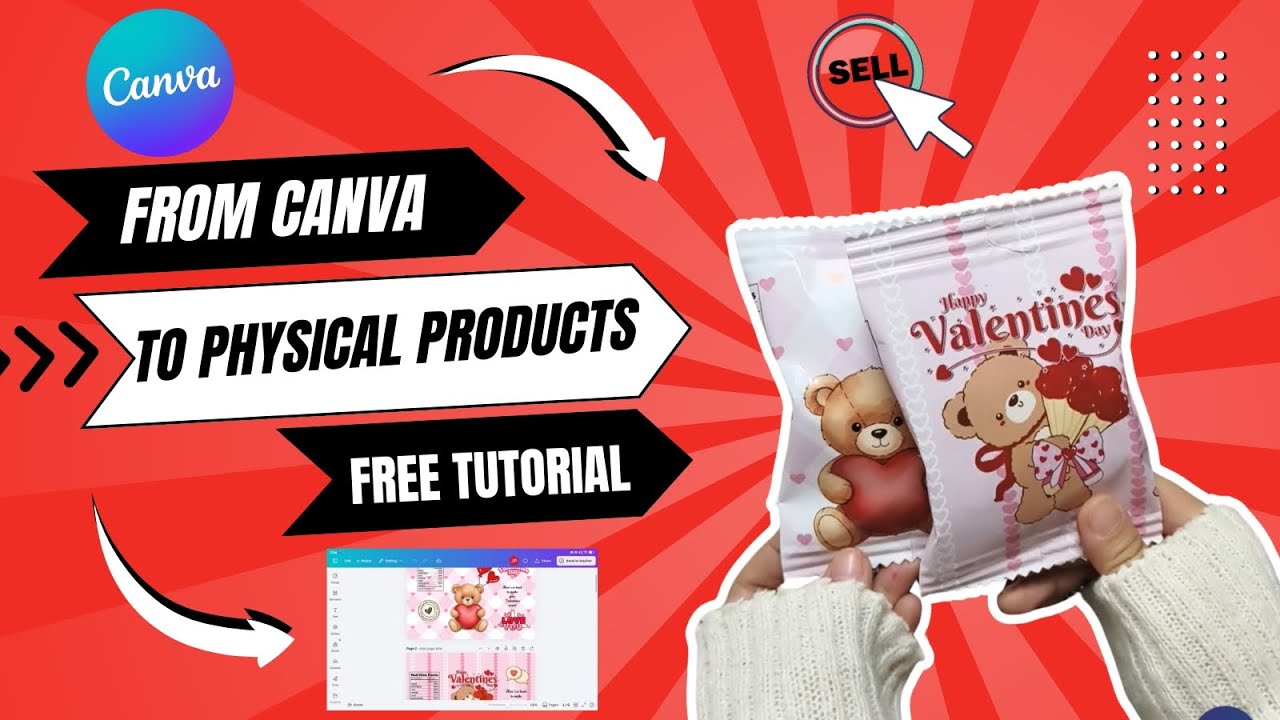 How to Make a Valentine’s Chip Bag in Canva | DIY Printable Party Favor (Step-by-Step Tutorial)