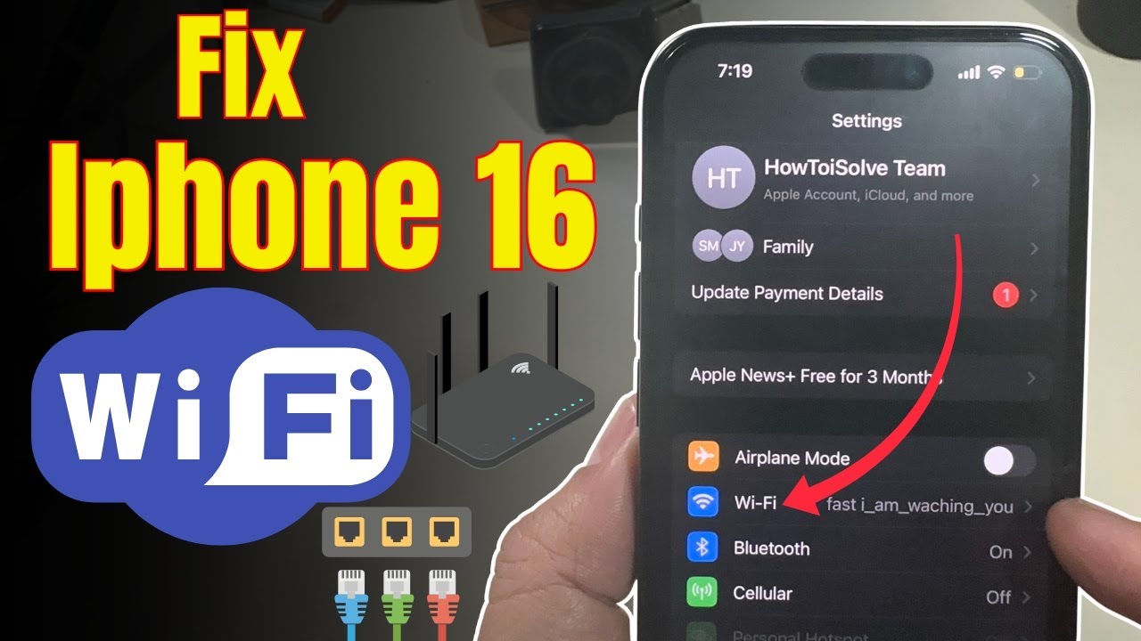 Fix iPhone 16 Pro Max WiFi Not working Problems iOS 18.6.2 Updated