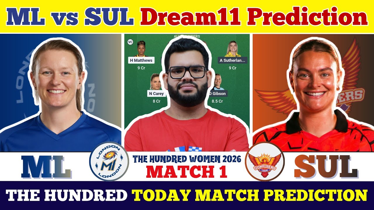 ML-W vs SUL-W Today Match Prediction| ML-W vs SUL-W Dream11 Prediction| ML vs SUL Dream11 Prediction