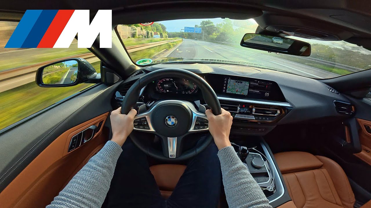 BMW Z4 M40i Autobahn POV &ndash; 0&ndash;200 km/h & Top Speed Run (No Speed Limit)
