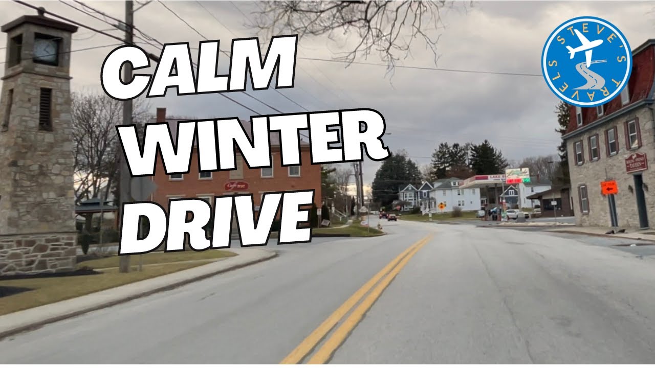 Winter Small Town Driving Around. #driving #smalltownusa