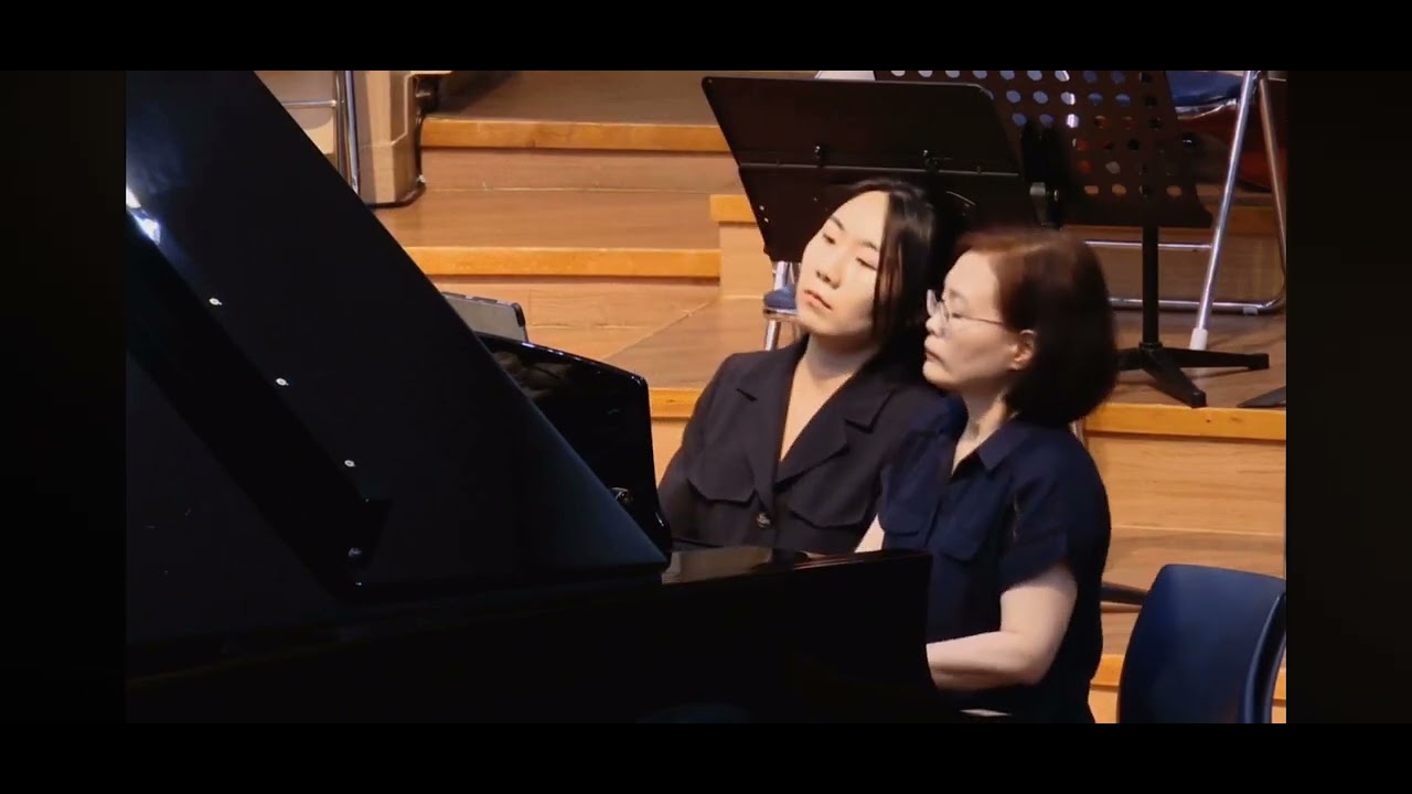 Piano Hymn Duet Morning Has Broken by Joel Raney (Dr. Sojung Hong and Ming Kim)