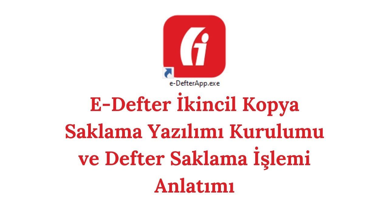 E-Defter İkincil Kopya Saklama Uygulaması Detaylı Anlatımı (Defter Yedeği Nasıl Yüklenir)