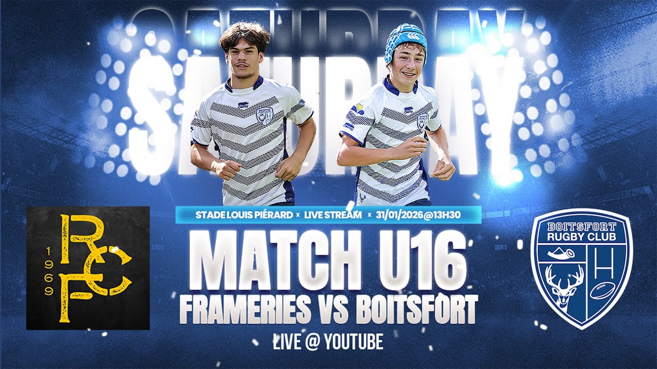 Frameries vs Boitsfort - U16 - Live (31-01-2026)
