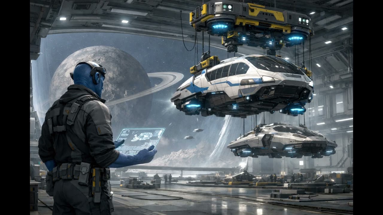 SpaceFi Maintenance Docks – Lo-Fi Beats to Study, Focus, Work, and Explore the Void