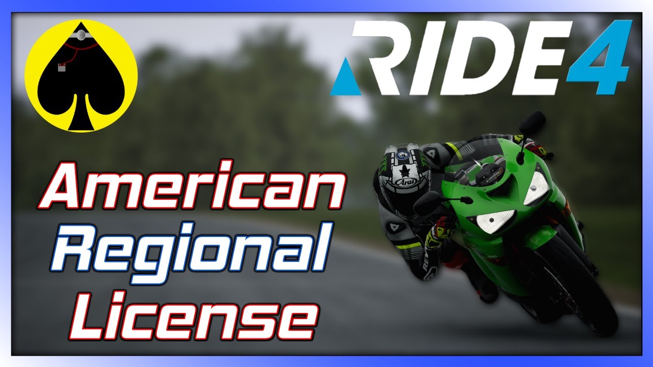RIDE 4 - American Regional License