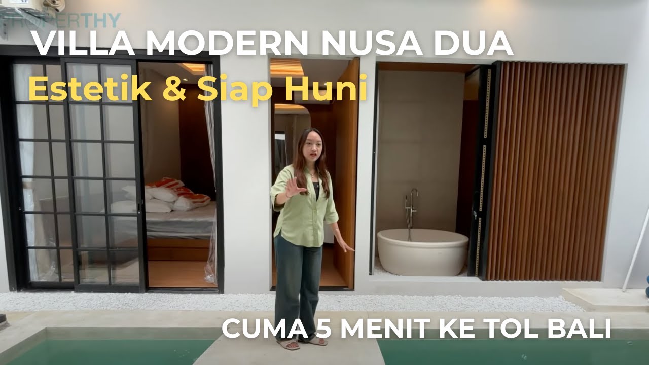 For Sale : Modern Villa Strategically Located in Nusa Dua, Bali. Just 5 Minutes to Bali Toll 🏡
