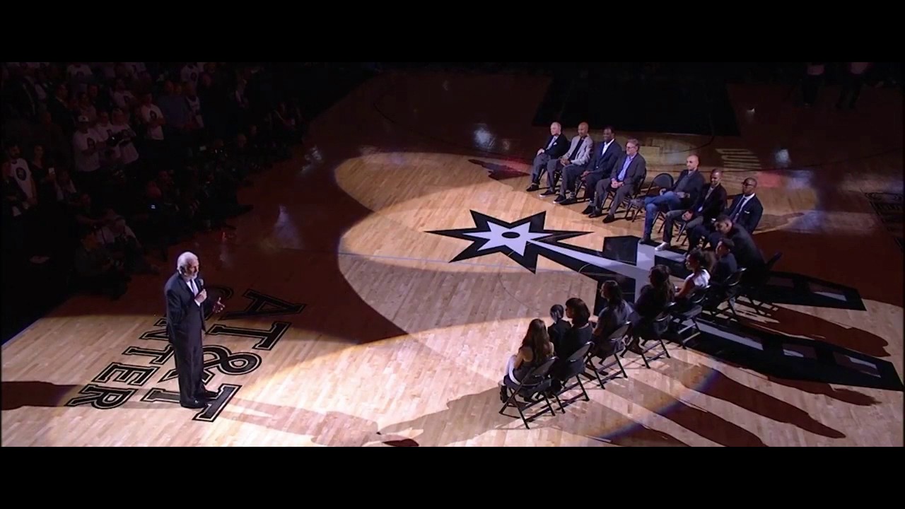 Gregg Popovich Speech | Tim Duncan Jersey Retirement Ceremony | December 18, 2016