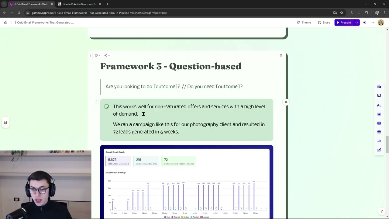 These 6 cold emails book me 3-5 sales calls per day