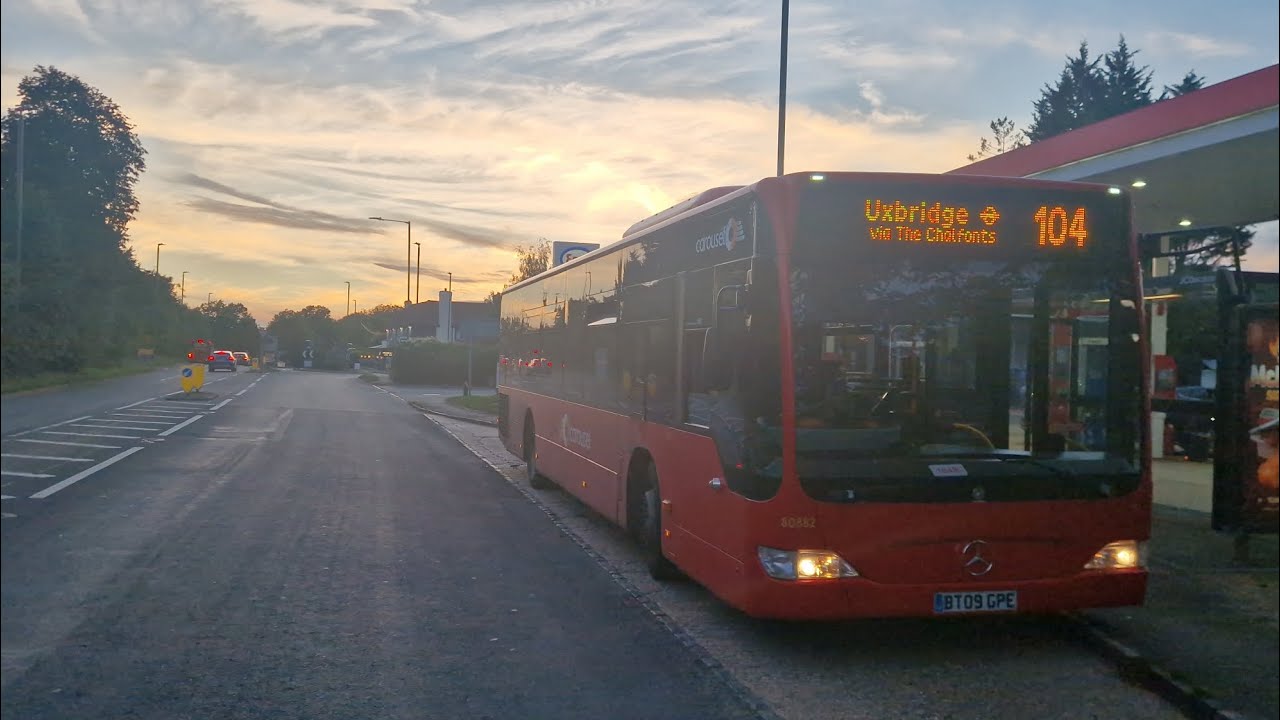 Carousel's 80882 unleashing its own capabilities on the 104 | Mercedes-Benz Citaro O530 ZF Euro 5 