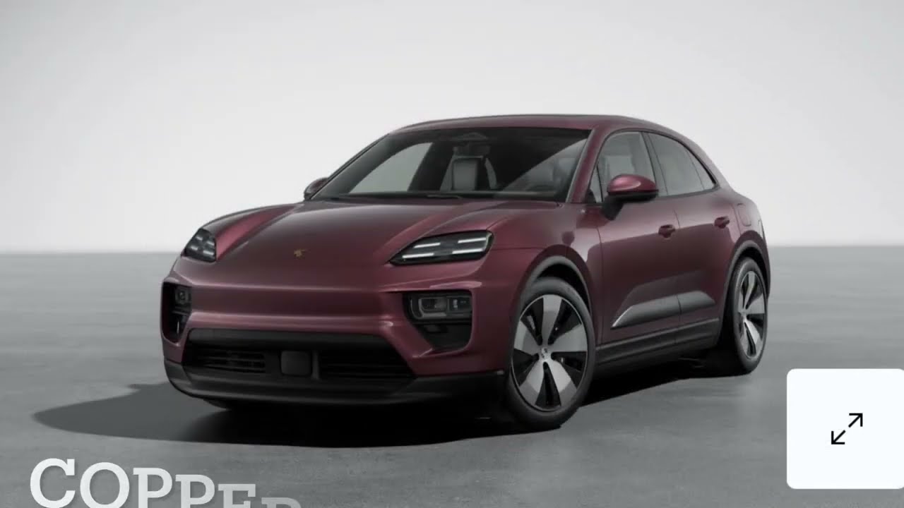 The 2025 Porsche Macan EV color choices