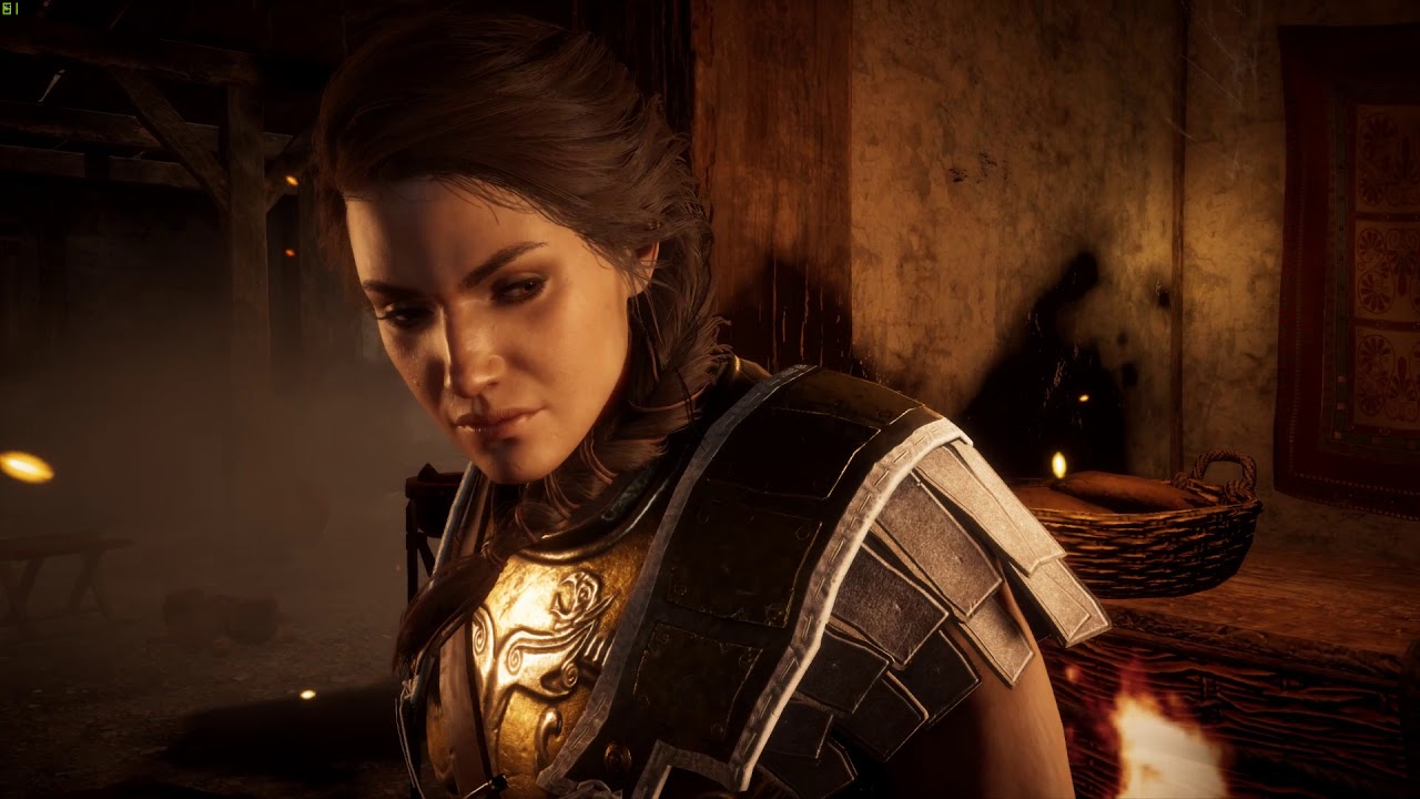 Assassin's Creed  Odyssey barn fight scene