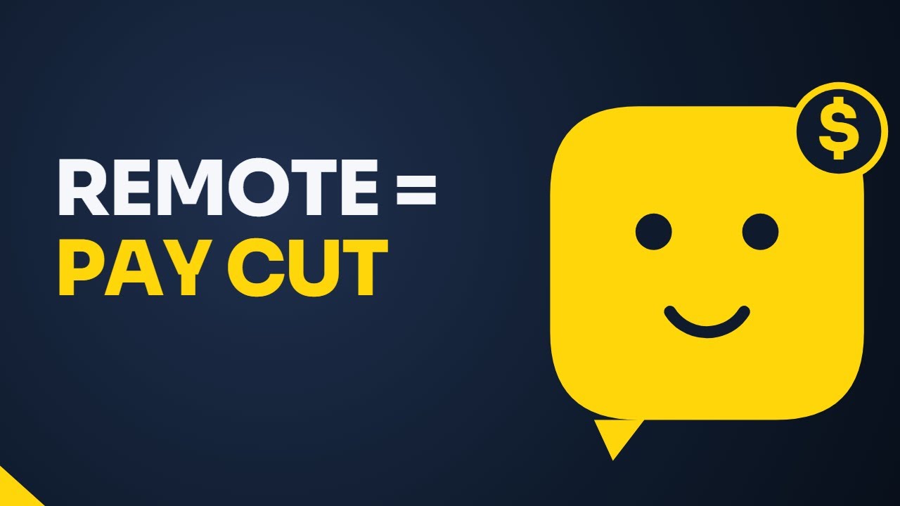 Your job went remote. Your salary's about to drop 20%
