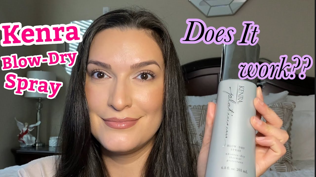 Kenra Blow-Dry Spray Review | Dyson Hair Dry