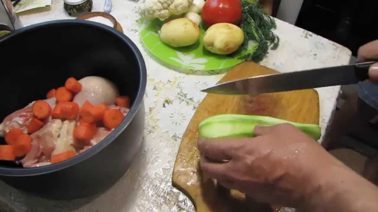 Курица с овощами в мультиварке - рецепт