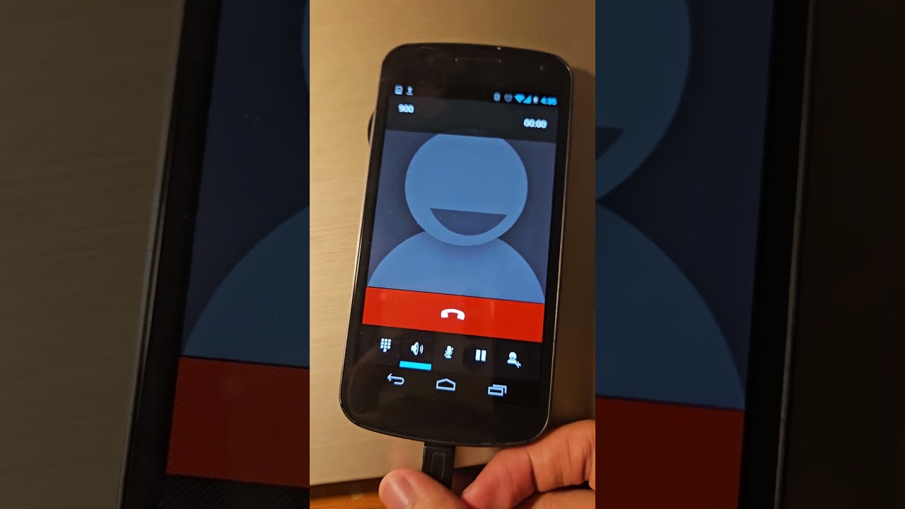 Samsung Galaxy Nexus calling has battery empty! #shorts
