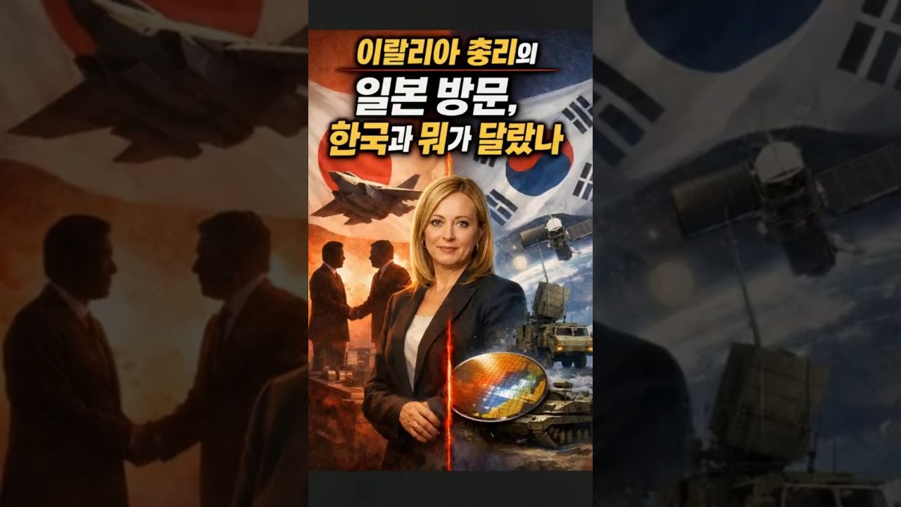 "이탈리아" "총리"의 "일본" 방문, "한국"과 뭐가 달랐나?.
