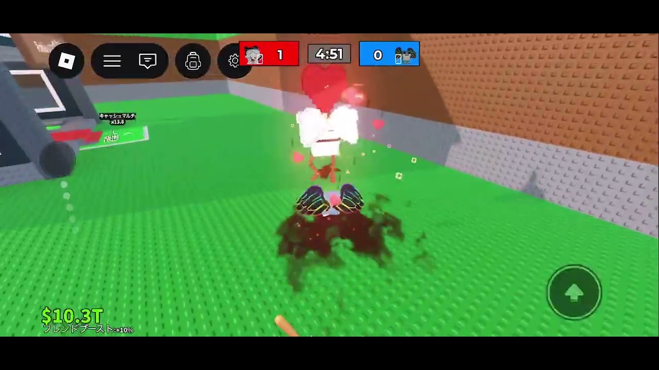 ロブロックスのフレとpvpしてみた、いちごゾウをかけた僕
