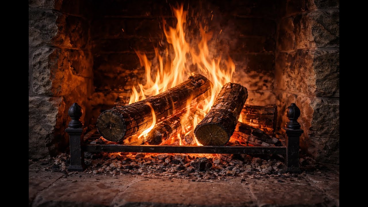 fire place -  feu de cheminé