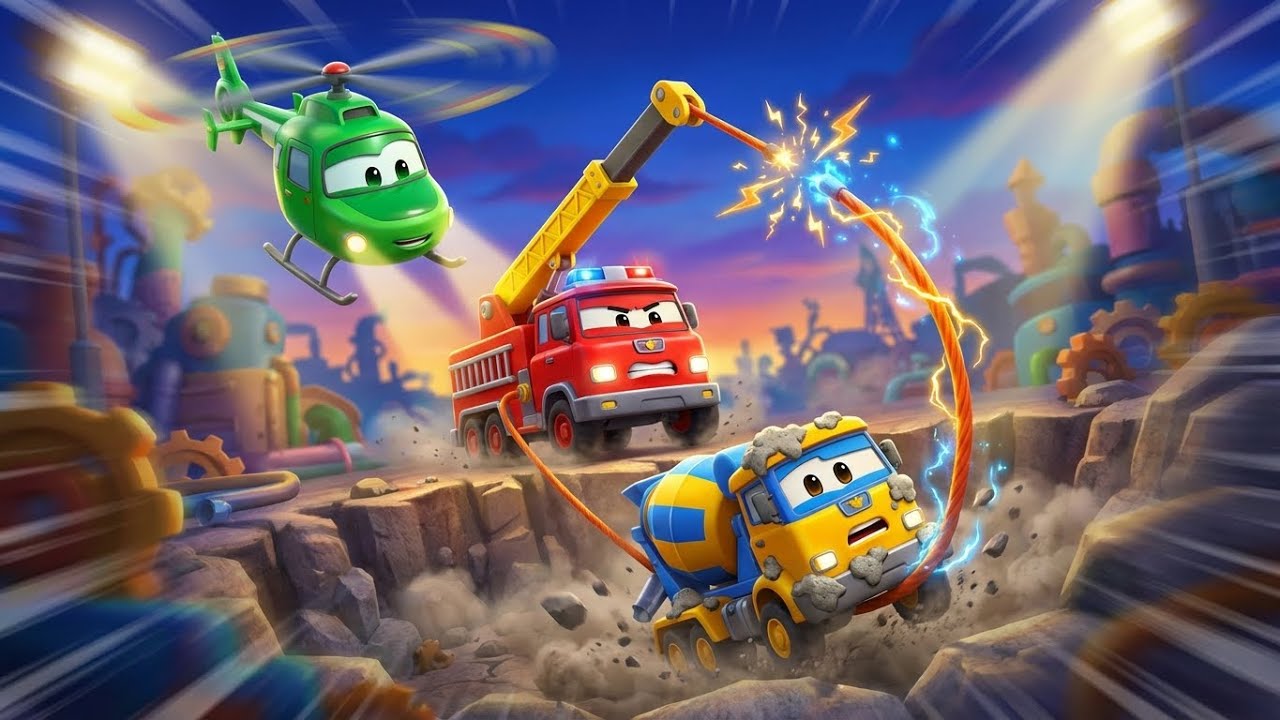 EPIC RESCUES! 🚨 Robocar Poli: The Construction Site Emergency 💥