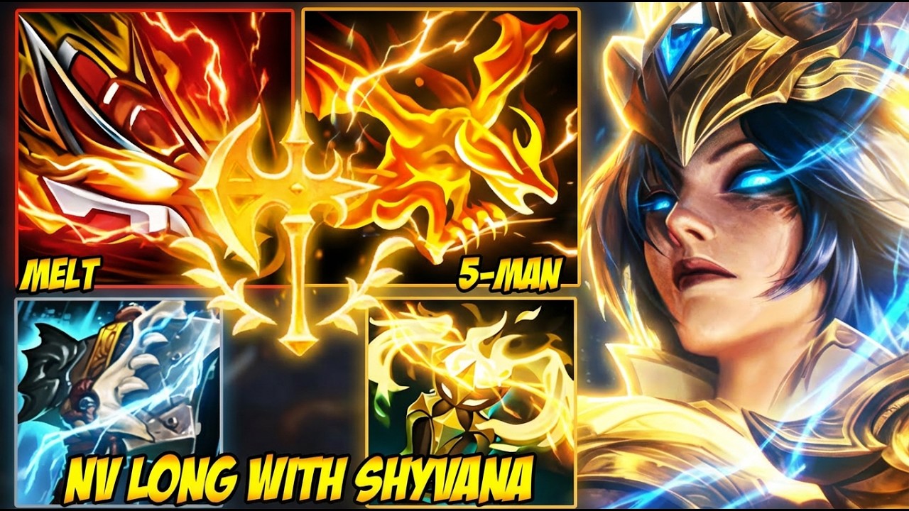 WILD RIFT CHINA NV LONG WITH SHYVANA - Q + R ONE SHOT DRAGON BUILD IS BROKEN