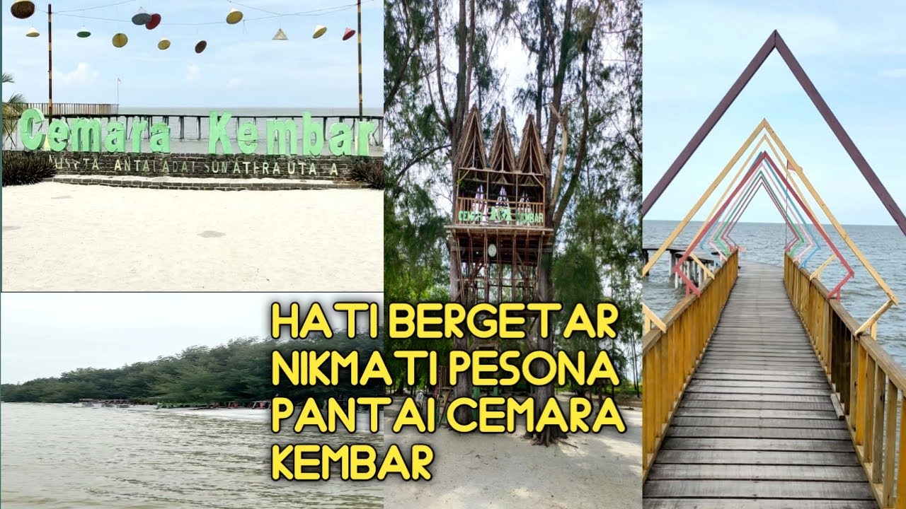 Pantai Cemara kembar Pantainya keren ada Hutan Larangan