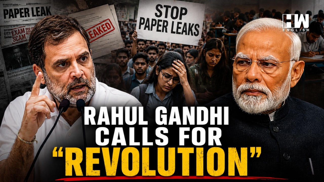 Rahul Gandhi Slams Modi Government Over Paper Leaks, Calls for Revolution in Education