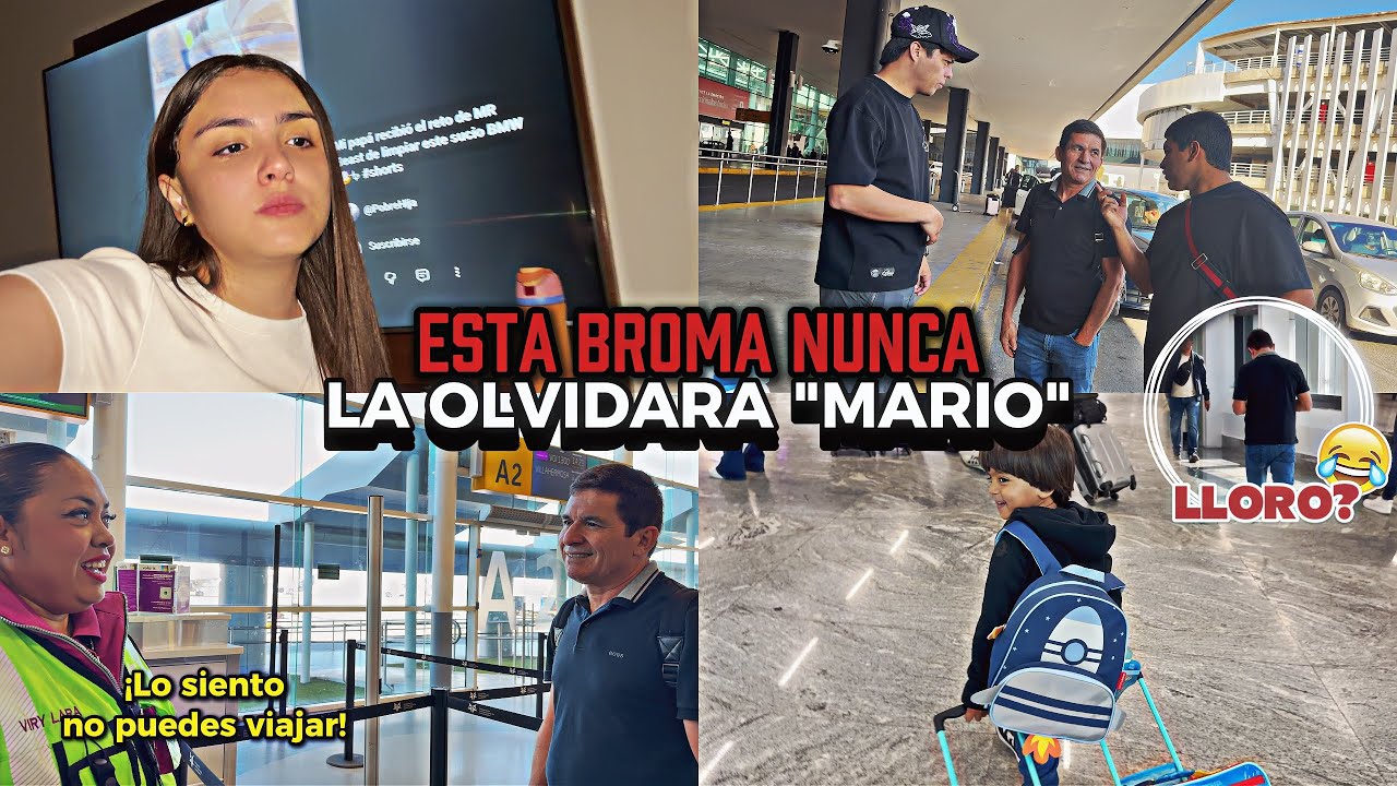 NOS VAMOS DE VIAJE Y ESTA BR0MA LE HICIMOS A MARIO 😳/MAYVE CASTRO‼️