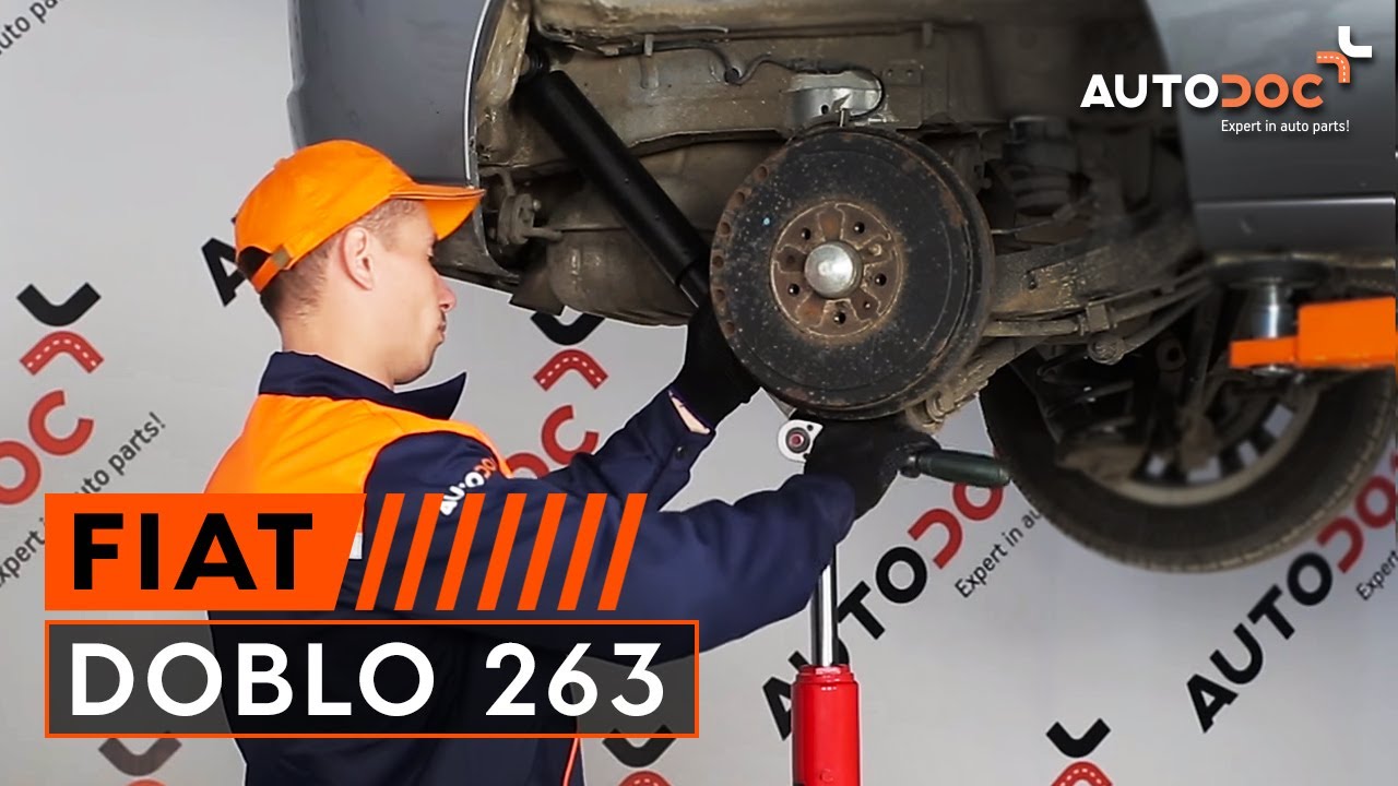 Cambio ammortizzatori posteriori FIAT DOBLO 2 TUTORIAL | AUTODOC