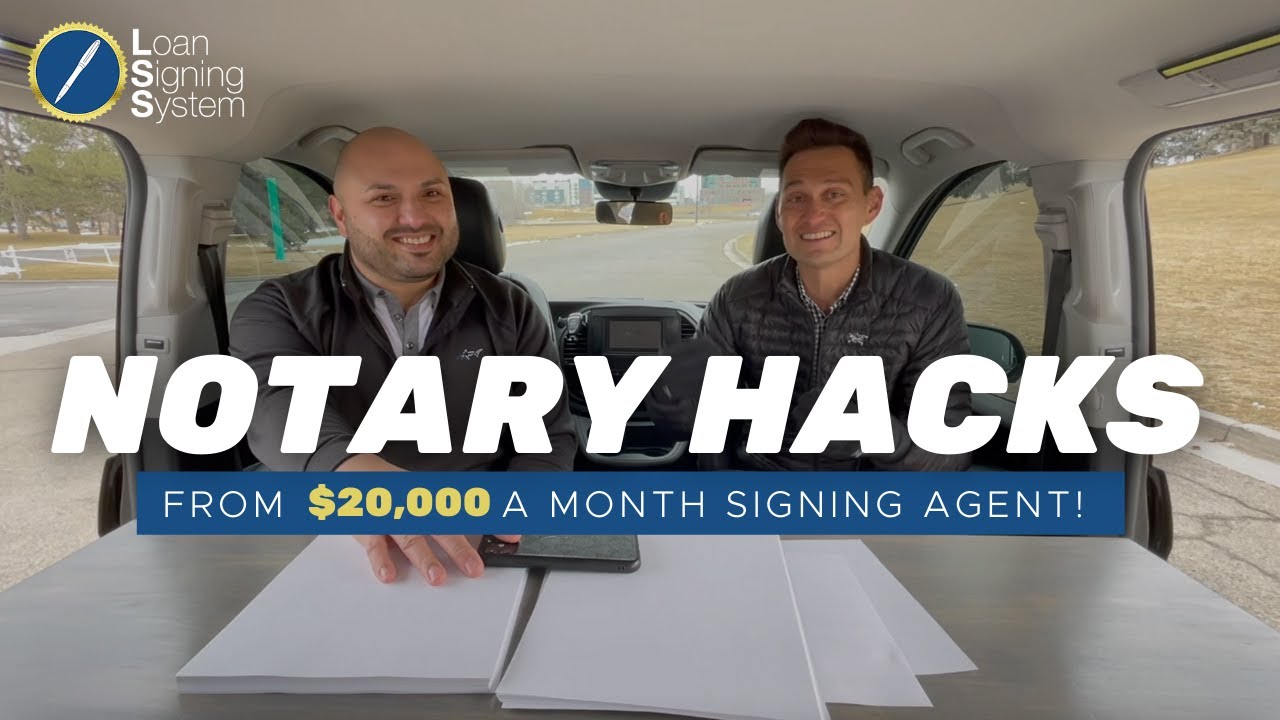 Mobile Office Set Up of a $20,000 a Month Notary Signing Agent! (Utah) | Mercedes Van | Notary Hacks