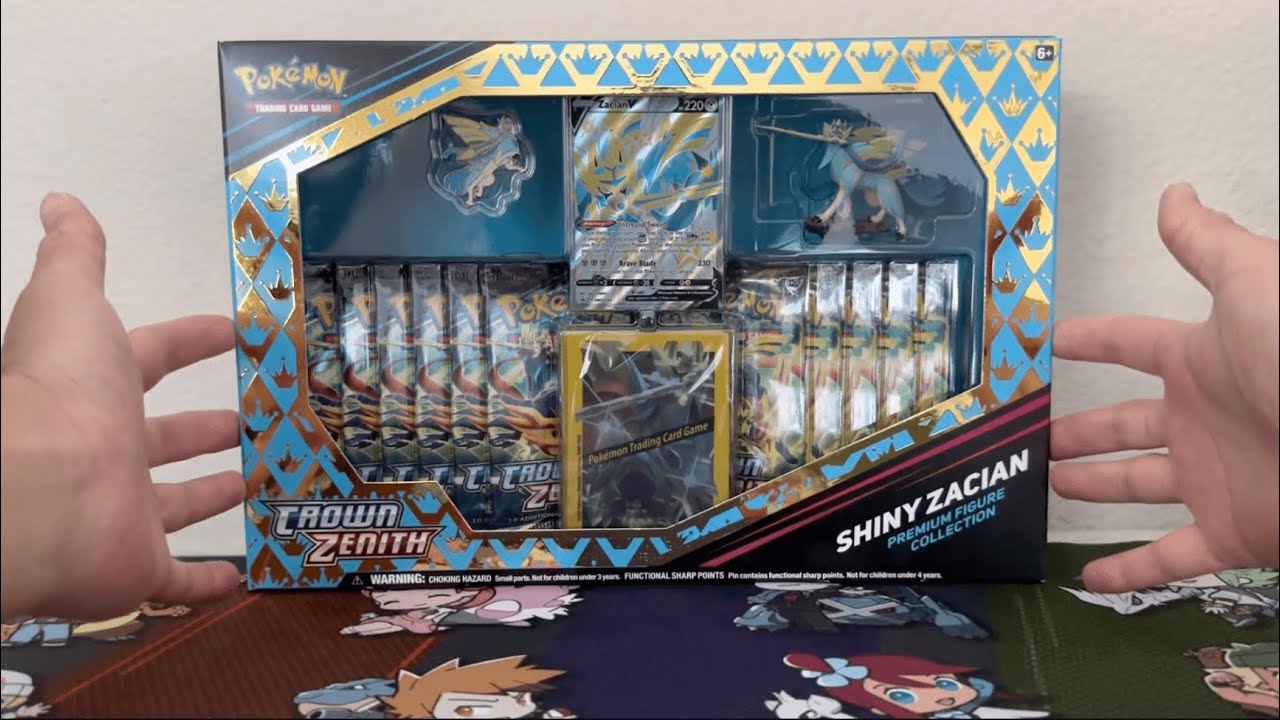 Opening a Shiny Zacian Premium Figure Collection!