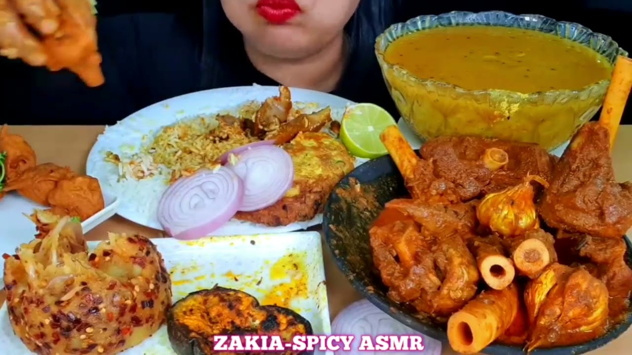 ASMR:SPICY DELICIOUS ITEMS WITH DIFFERENT TYPES OF ITEMS‼️ZAKIA-SPICY ASMR