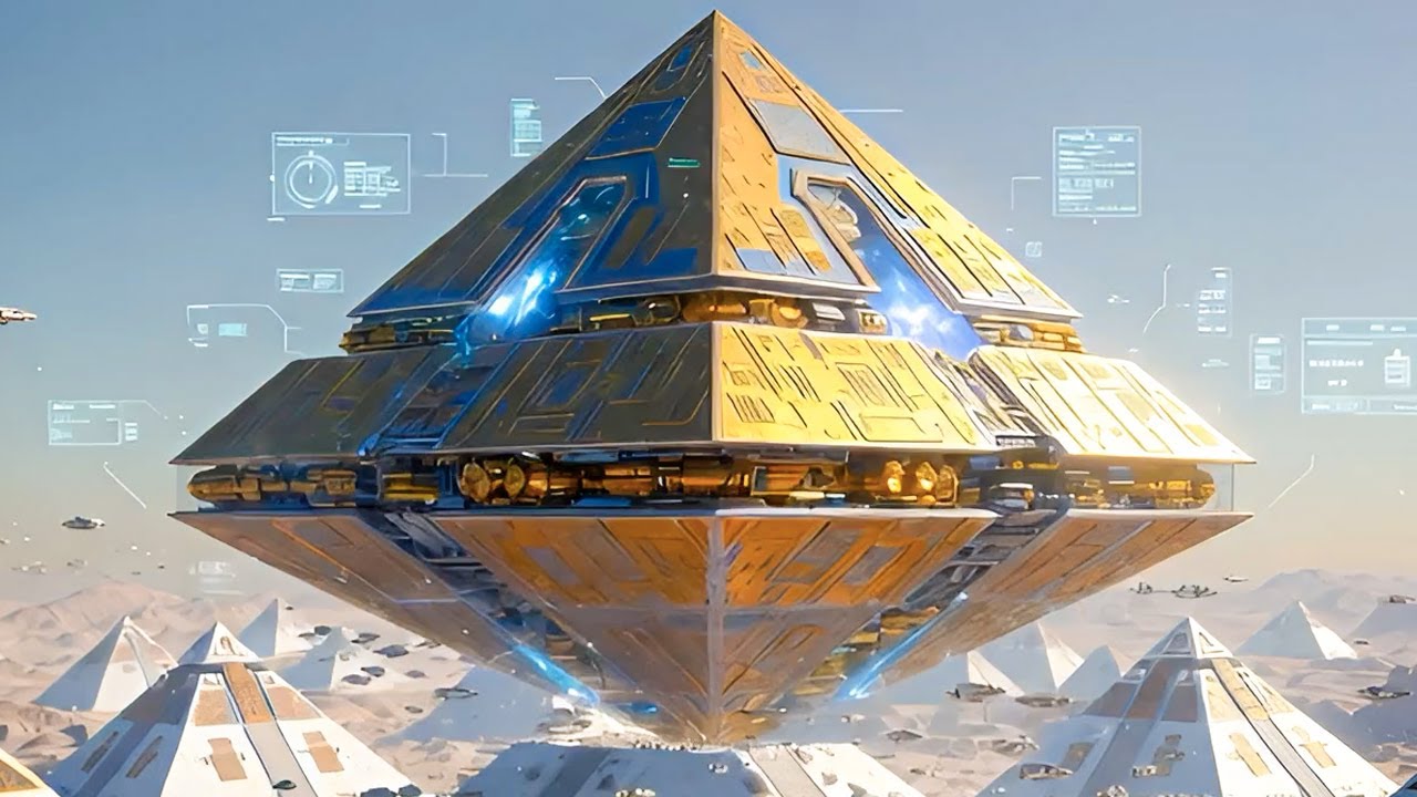 THE GOLDEN PHARAOH: Egyptian Gods | Futuristic Ancient Egypt | AI Short Film 4K