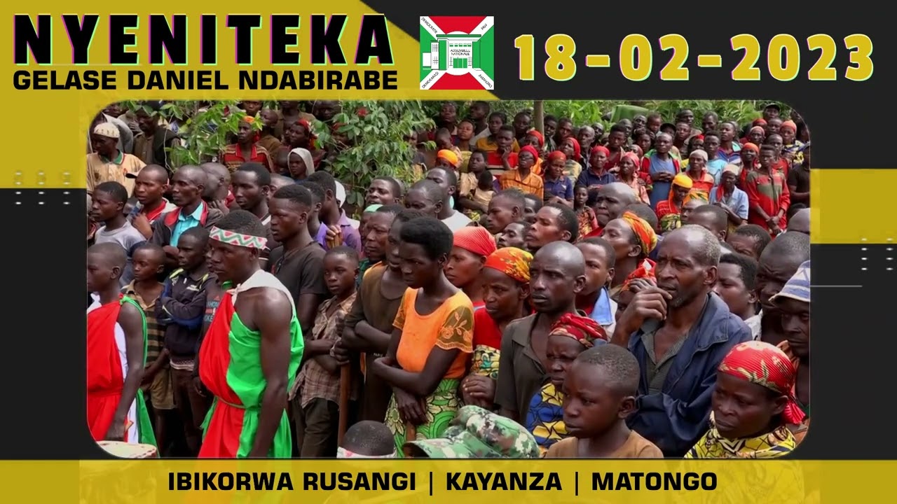 Nyeniteka Gelase Daniel Ndabirabe ahamagarira Abarundi kuvyara ku rugero